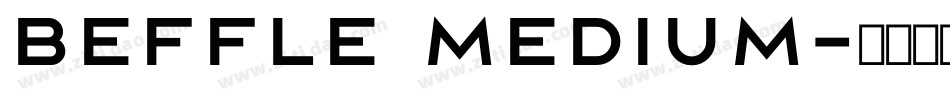Beffle Medium字体转换
